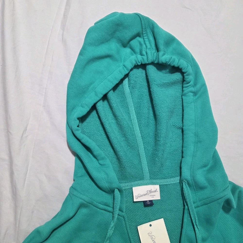 Universal Thread Women's Mini Fleece Long Sleeve Green Tunic Dress Size M NWT - Picture 5 of 13